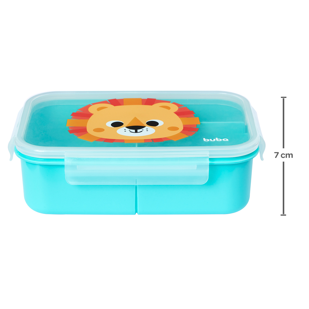 Lancheira Infantil Buba Zoo – Leão com Trava Lateral