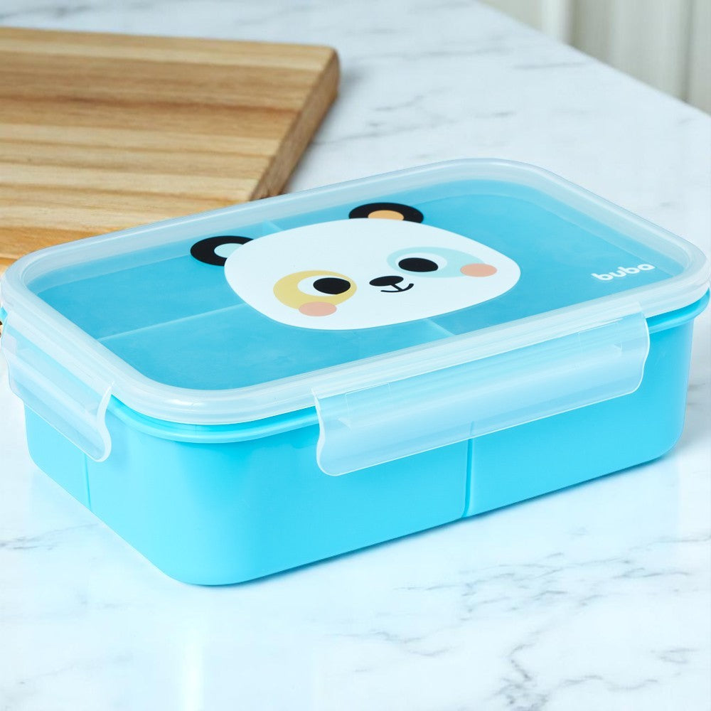 Lancheira Infantil Buba Zoo – Panda com Divisória Interna