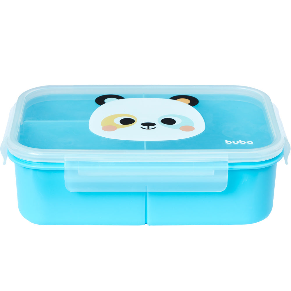 Lancheira Infantil Buba Zoo – Panda com Divisória Interna