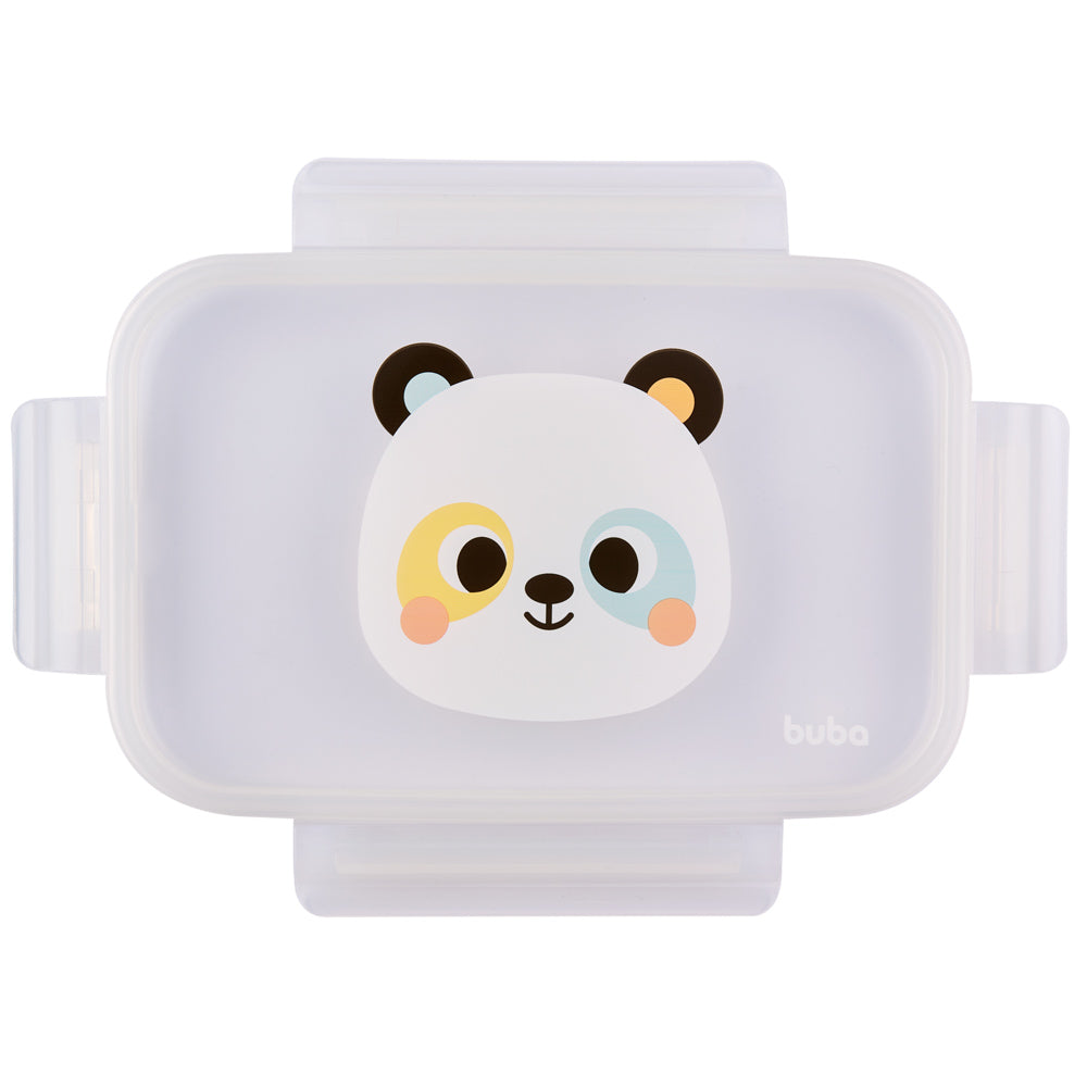 Lancheira Infantil Buba Zoo – Panda com Divisória Interna
