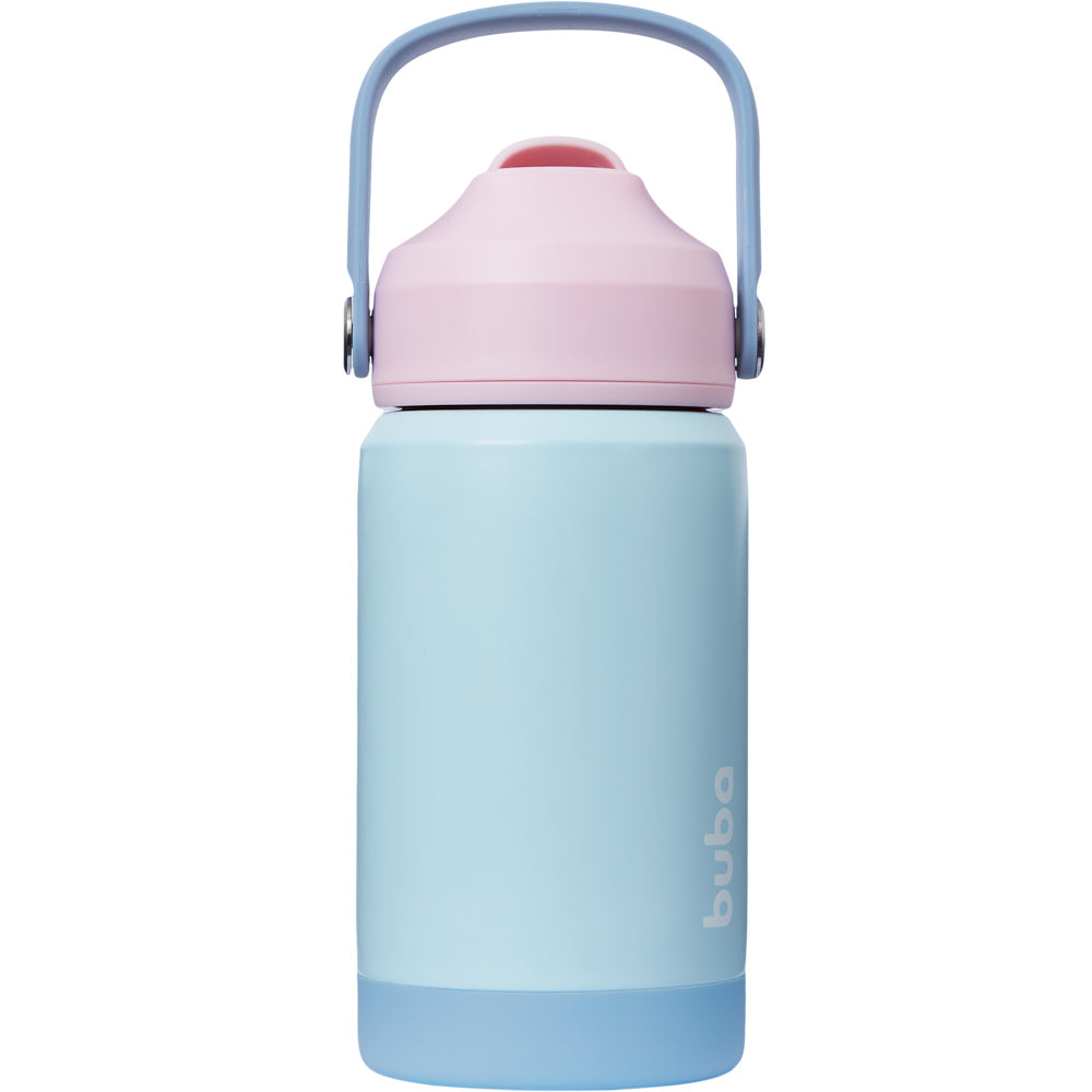 Garrafa Térmica Buba 400ml com Canudo – Candy Rosa e Azul