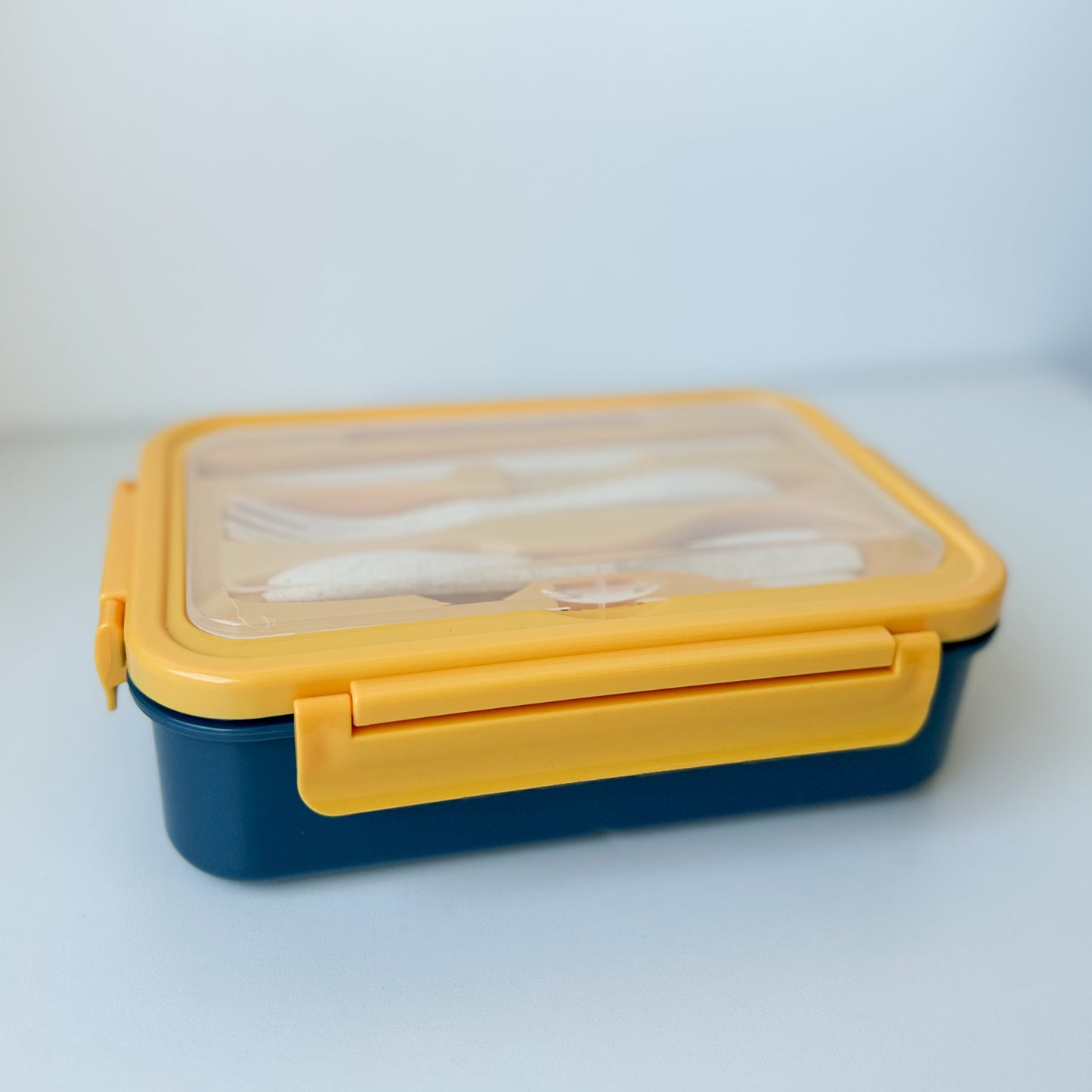 Lancheira HappyBox com Talheres e 3 Compartimentos