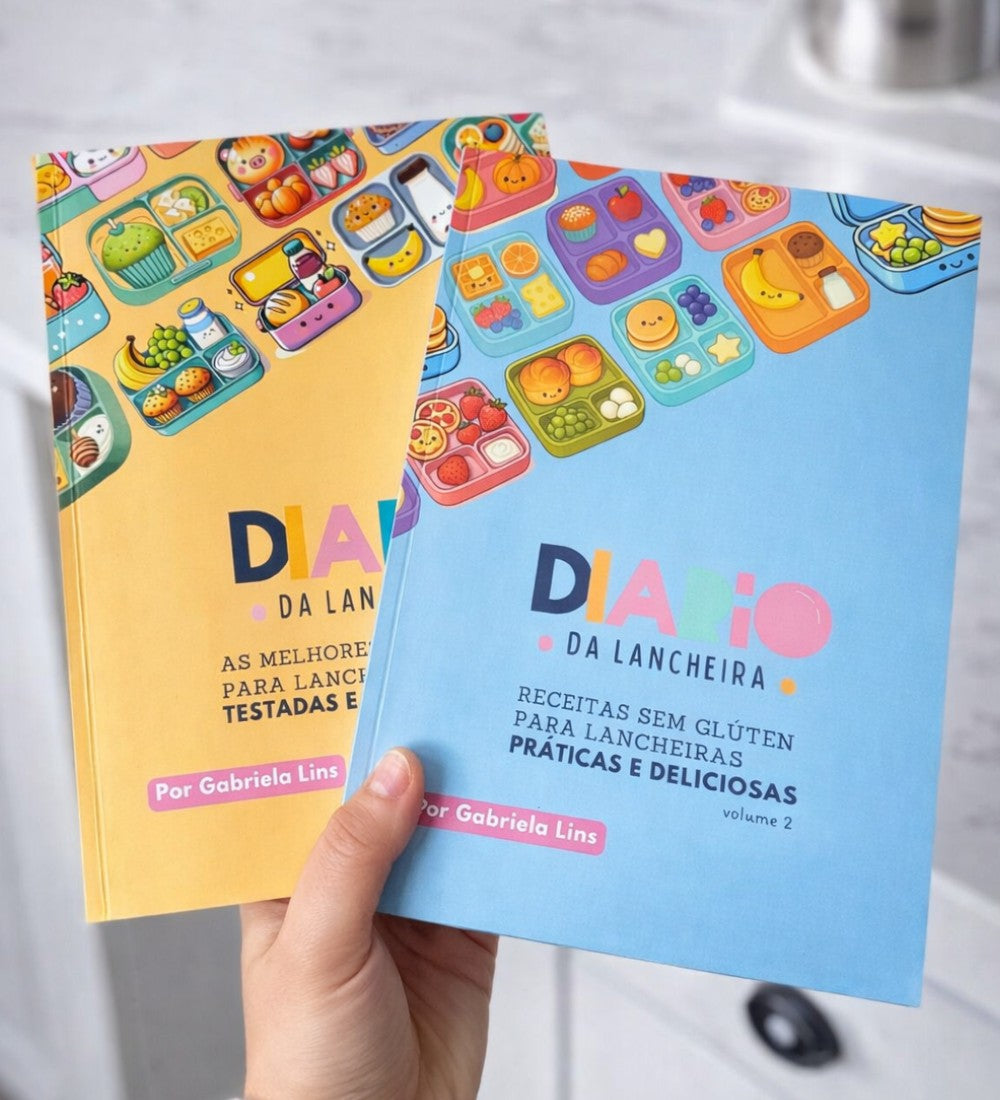 Combo Diário da Lancheira – Livros Físicos Volume 1 + Volume 2 + FRETE GRÁTIS + COMBO DIGITAL