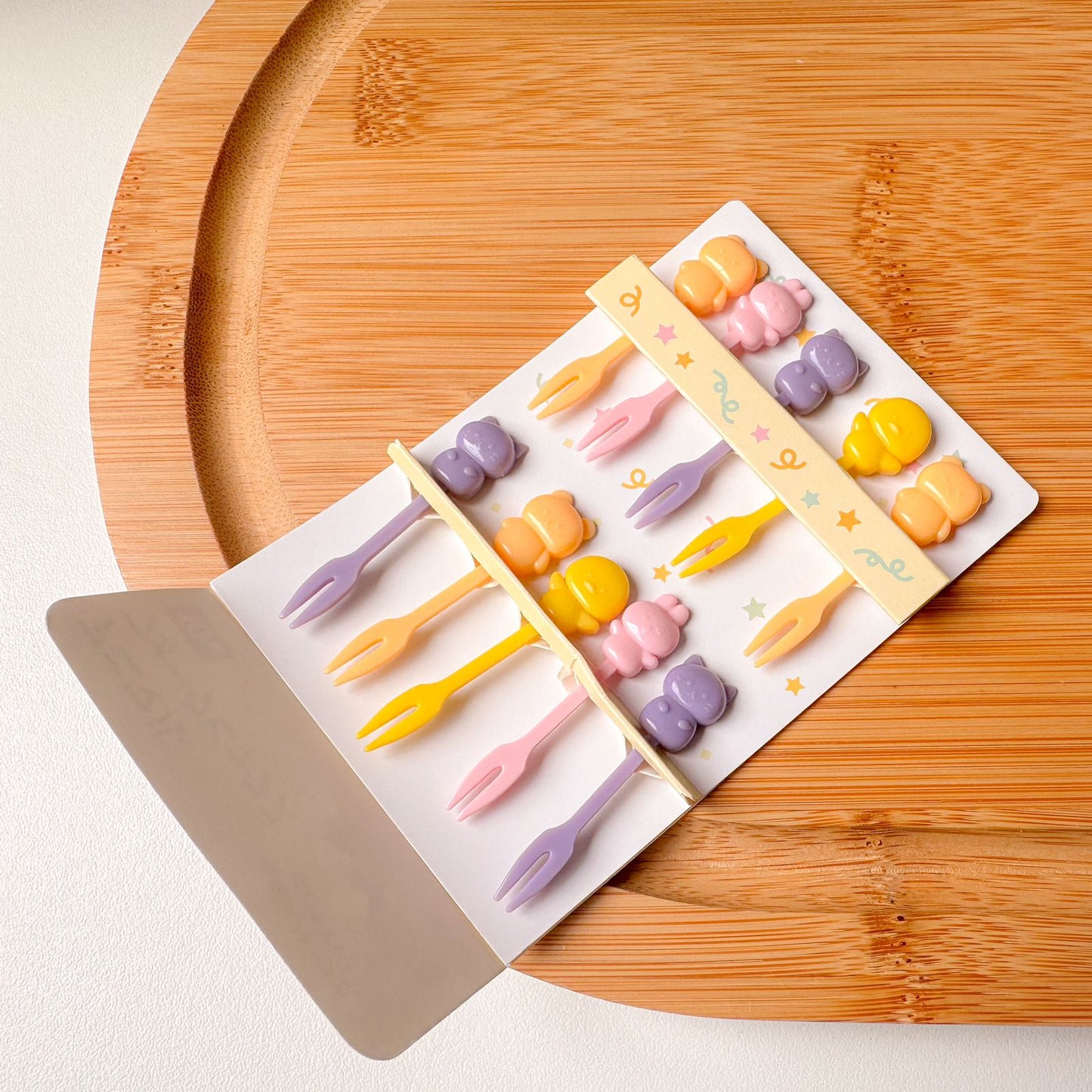 Palitos Decorativos, BICHINHOS COLORIDOS, 1 kit de 8 peças