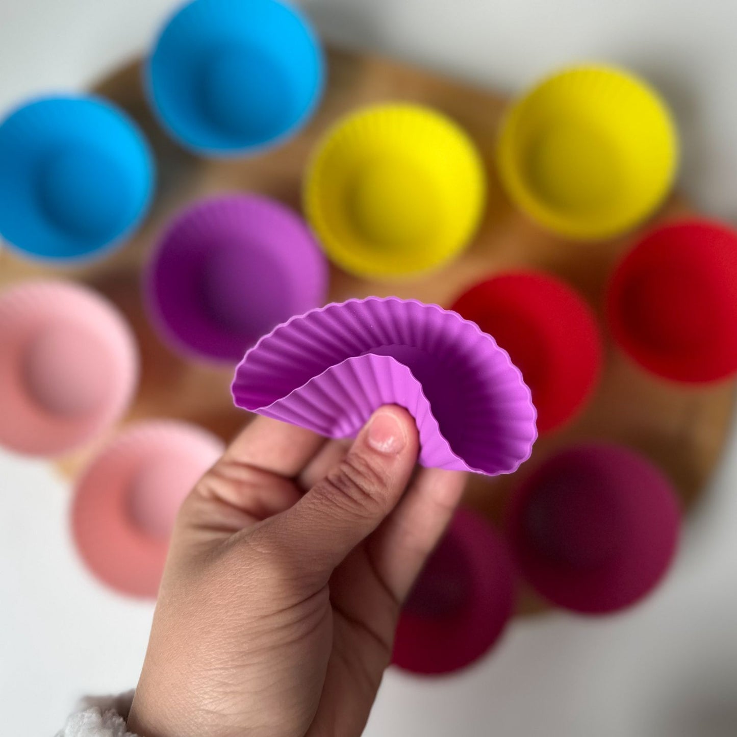 Forminhas de silicone para bolinhos/cupcakes/muffins