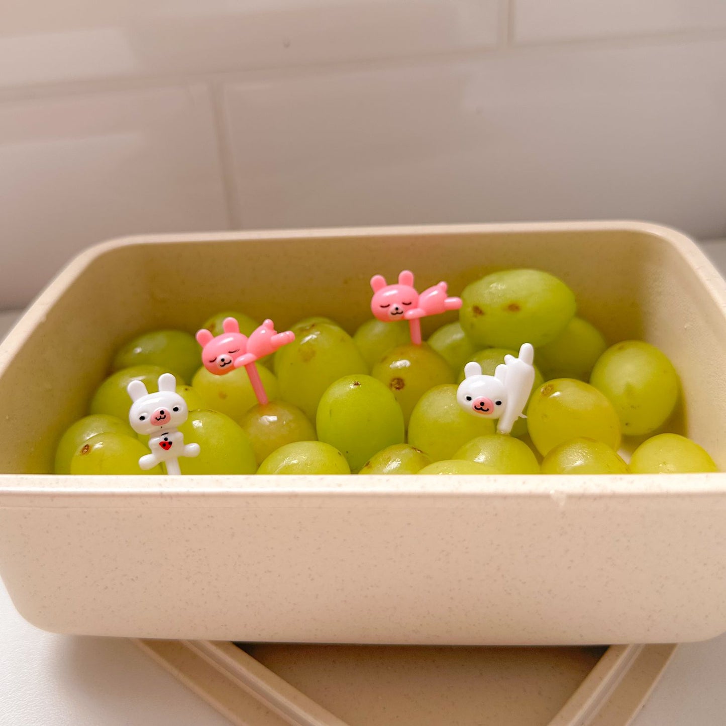 Kit de palitos decorativos para lanches 8 unidades