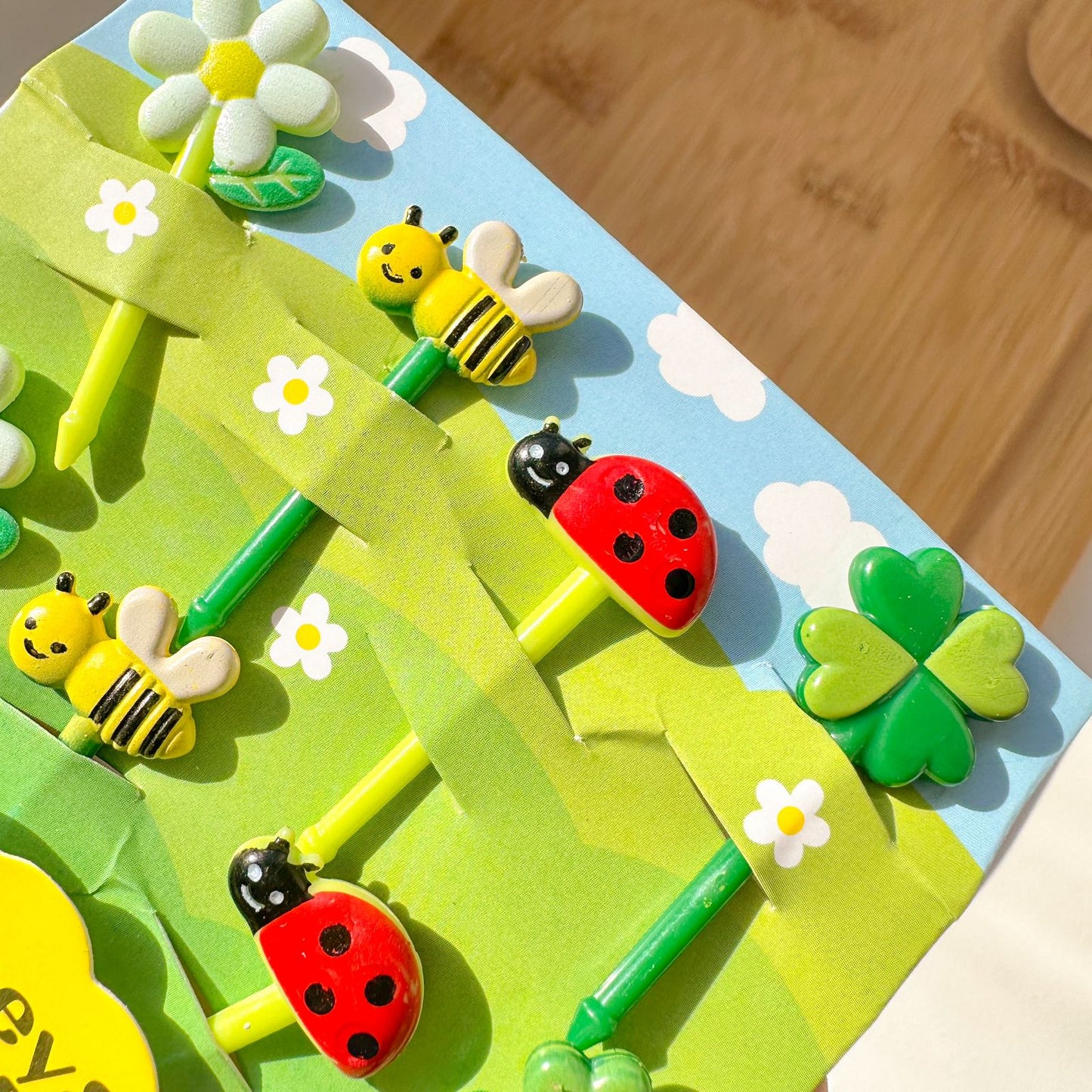 Palitos Decorativos, Jardim Encantado 1 kit de 8 peças