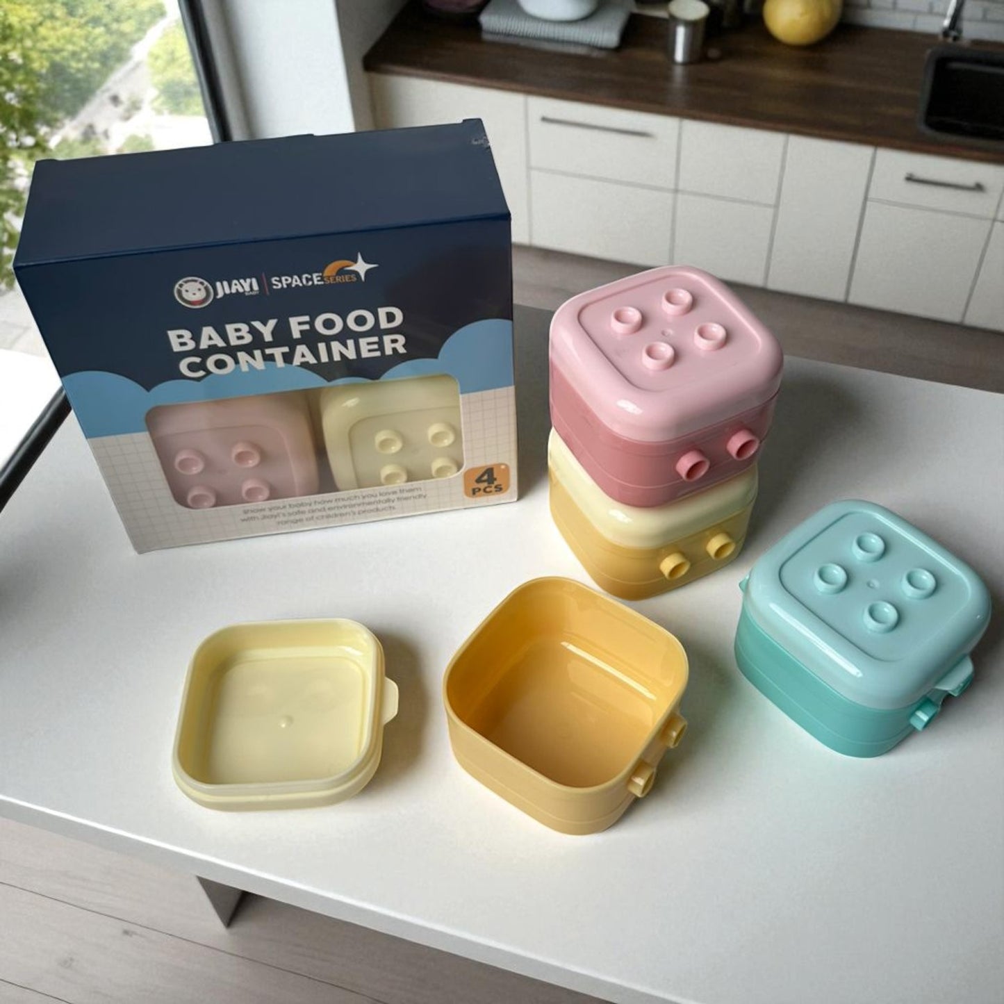 Mini Potinhos Empilháveis: Organização Perfeita para a Lancheira