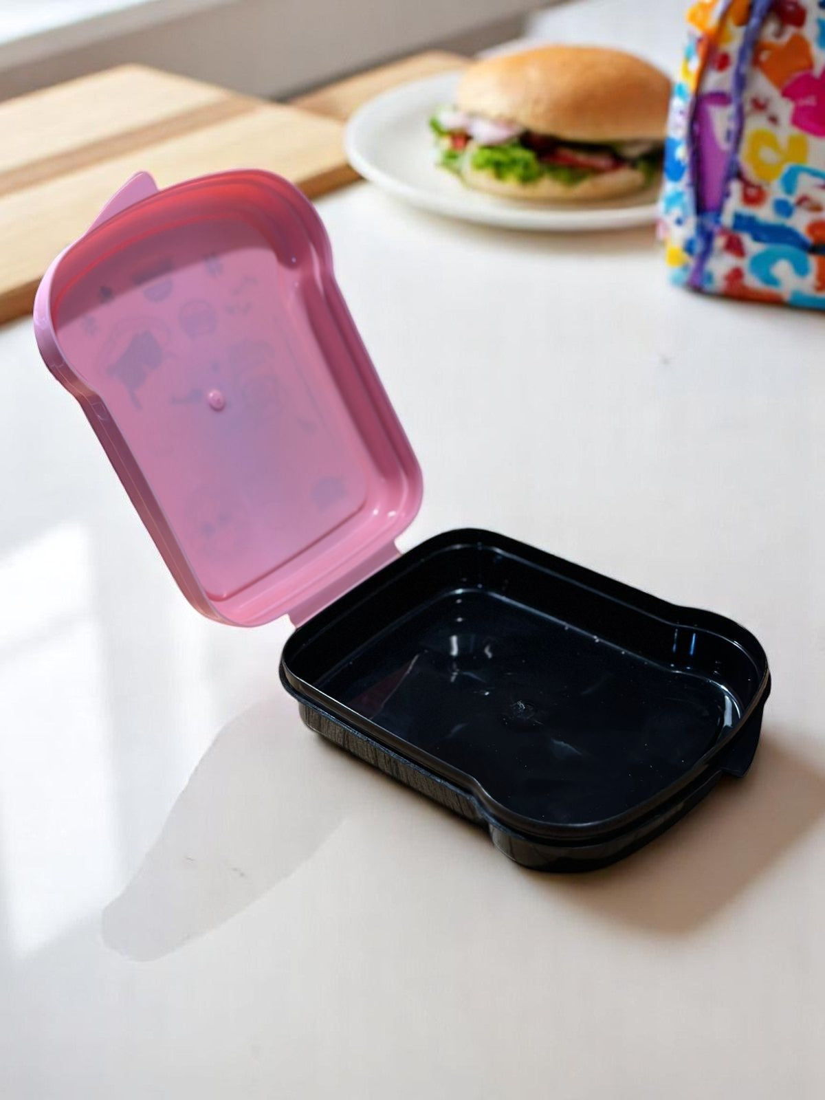 Sanduicheira Infantil Gatinhos Rosa com Estampa Fofa
