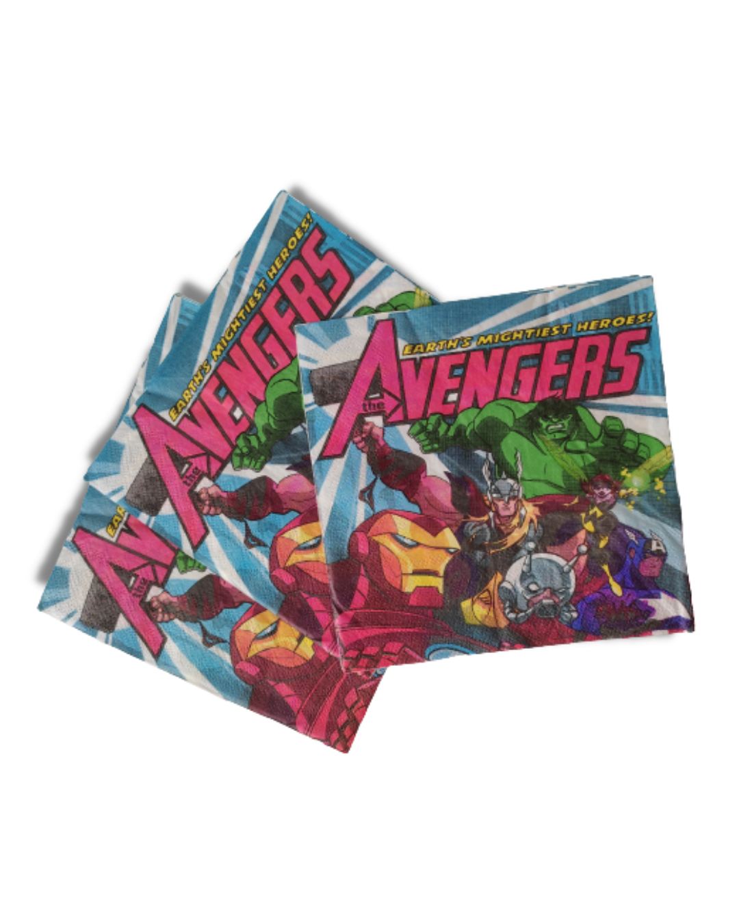 Guardanapo Vingadores 33x33 20 un