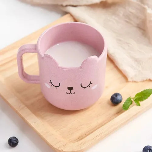 Caneca Plástica de fibra de trigo de 320ml