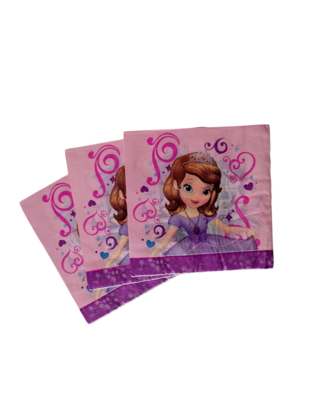 Guardanapo Princesa Sofia 33x33 20un
