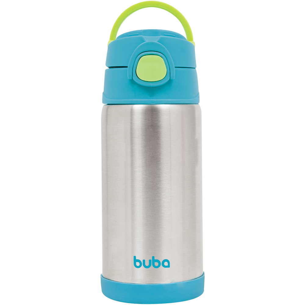 Garrafa Térmica Infantil Buba 400ml com Canudo – Aço Inox