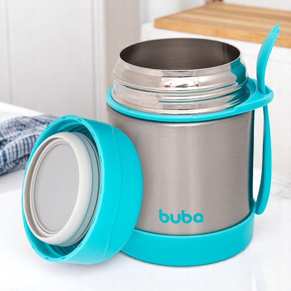 Pote Térmico Azul Buba – 320ml com Colher