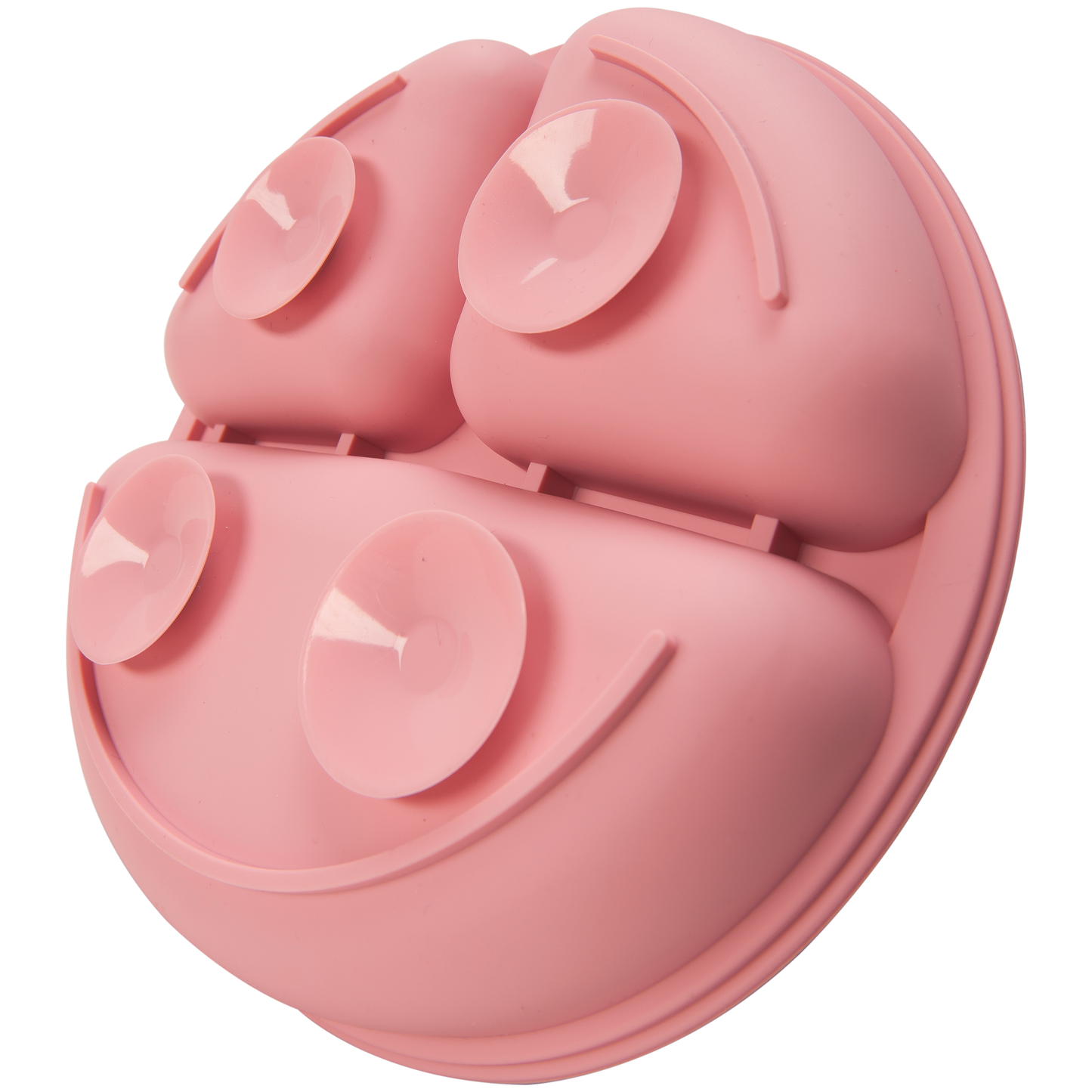 Prato Infantil em Silicone com Ventosa – 3 Divisórias | BPA Free | +6 Meses