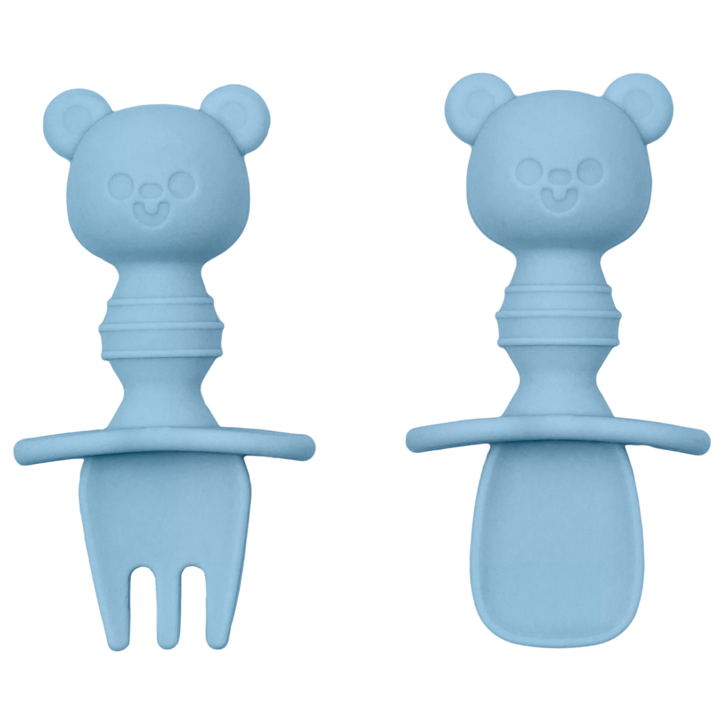 Kit Refeição em Silicone Buba – Prato com Divisórias, Babador e Colher | BPA Free (+6m)