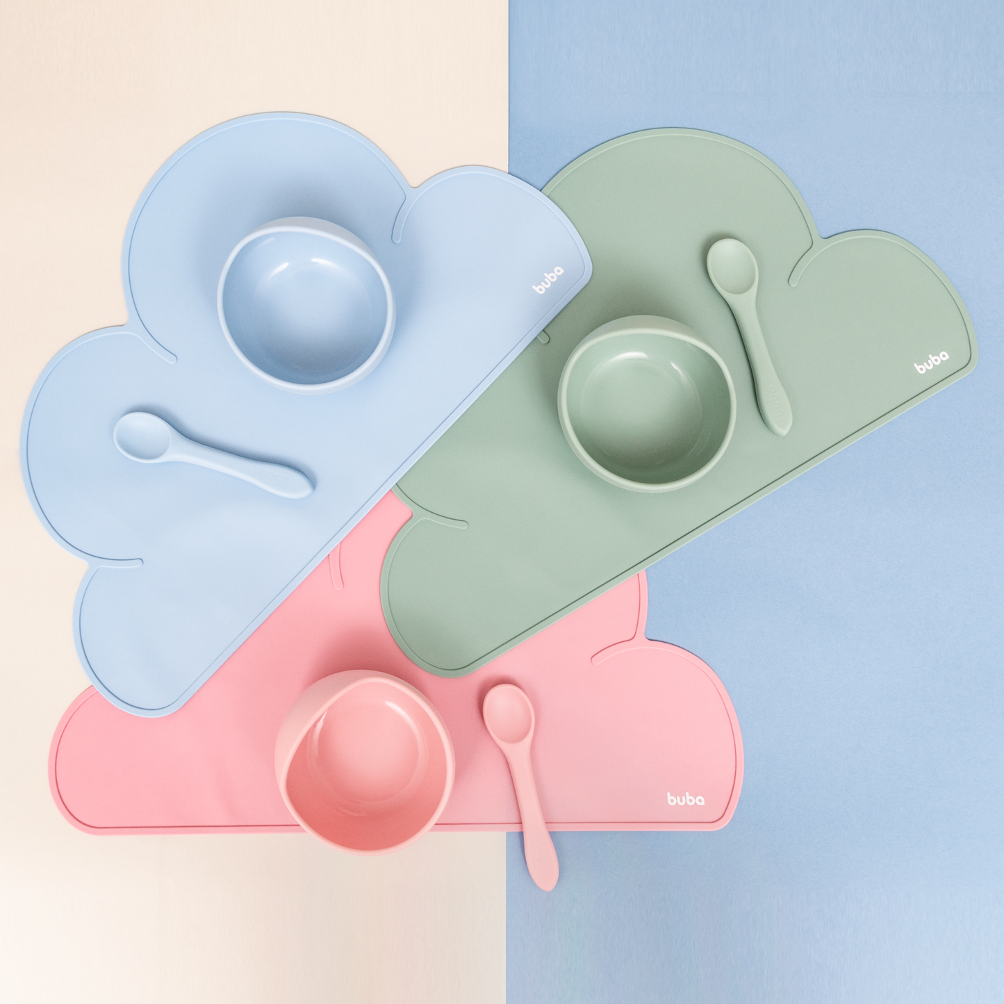 Jogo Americano Infantil de Silicone Buba – Antiderrapante e Fácil de Limpar