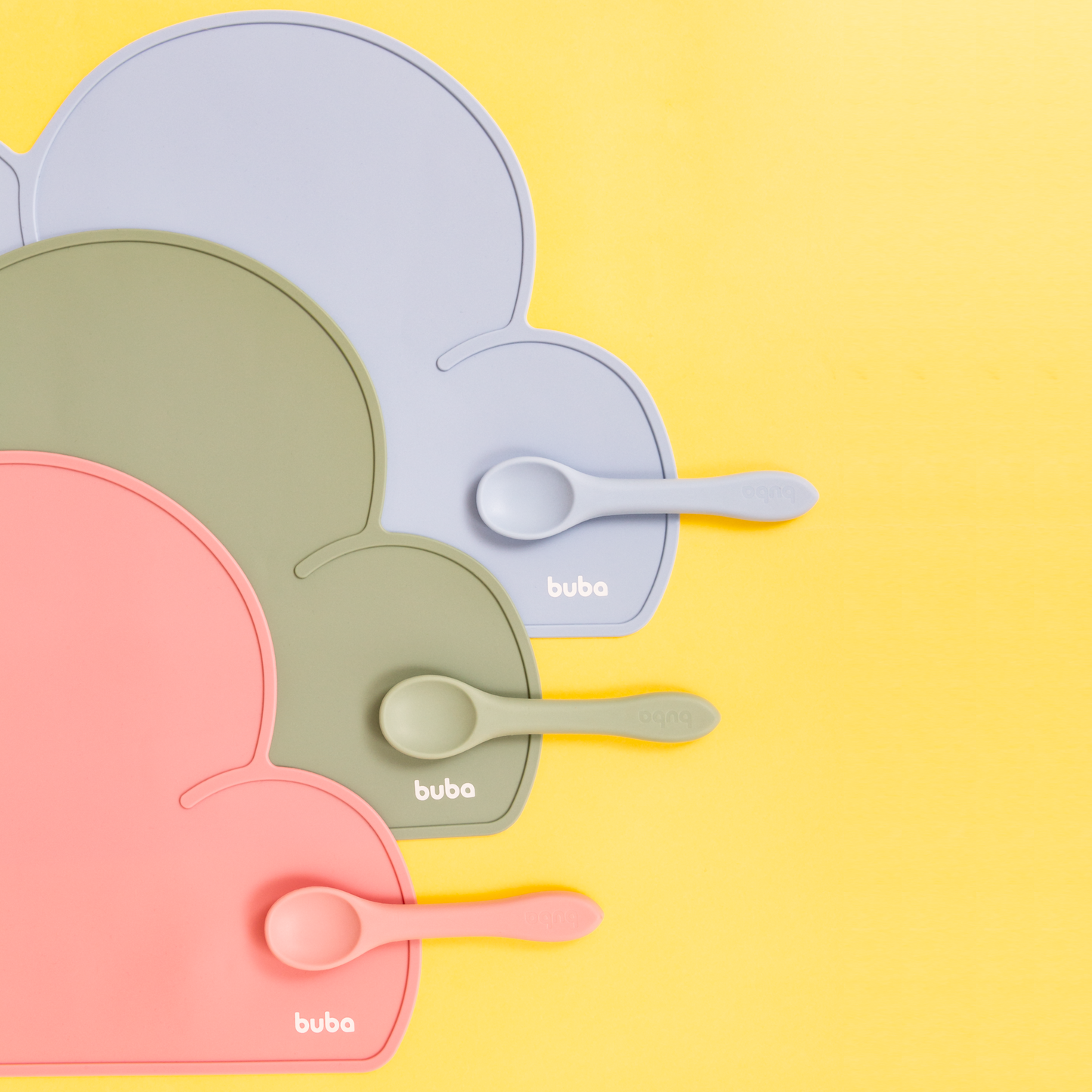 Jogo Americano Infantil de Silicone Buba – Antiderrapante e Fácil de Limpar