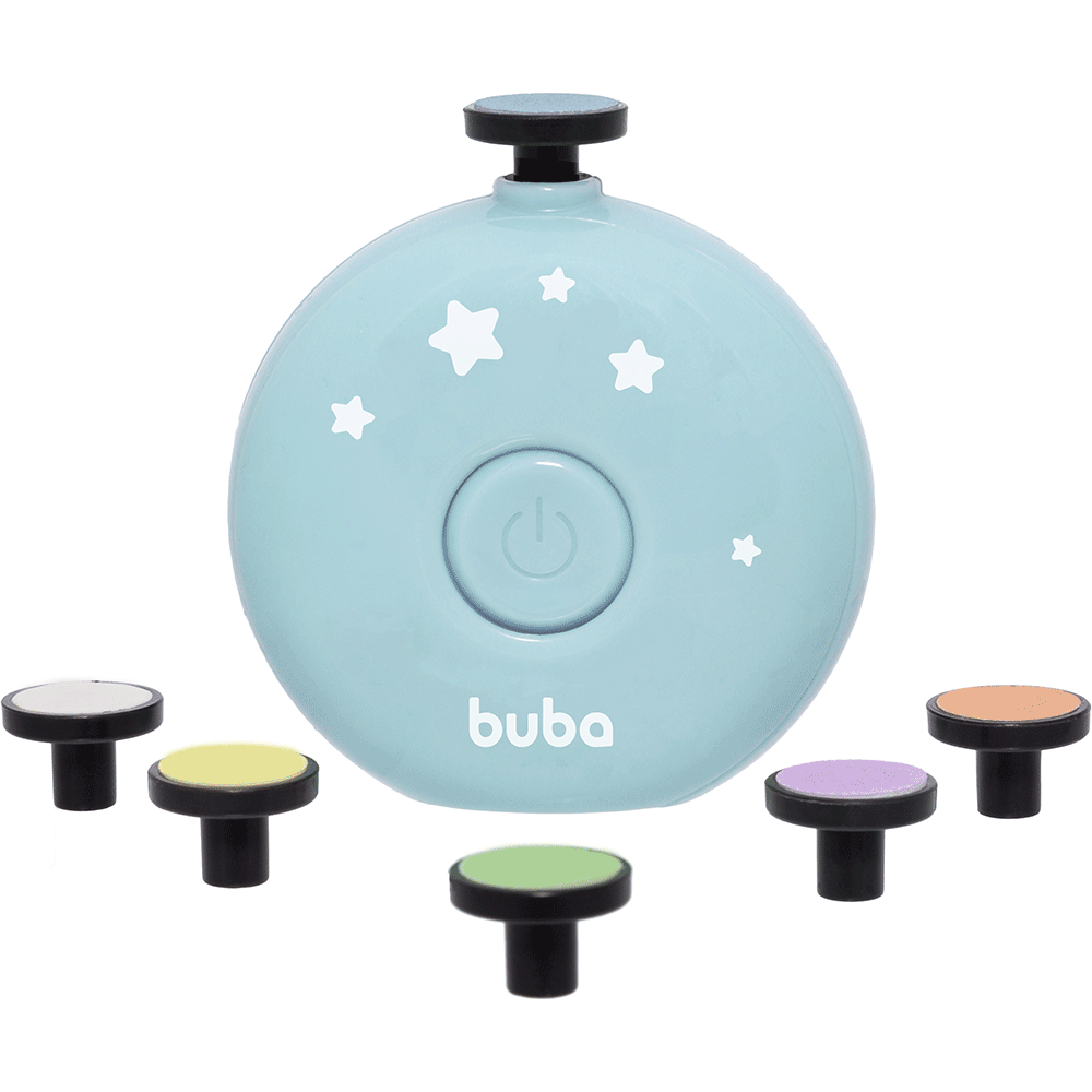 Kit Lixa de Unha Elétrica para Bebê Buba – 6 Lixas Inclusas | 0+ Meses