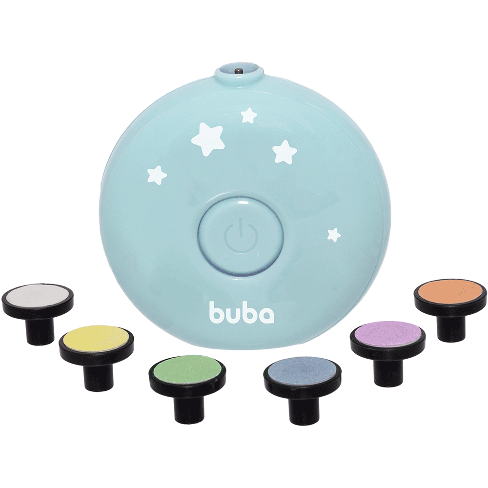 Kit Lixa de Unha Elétrica para Bebê Buba – 6 Lixas Inclusas | 0+ Meses