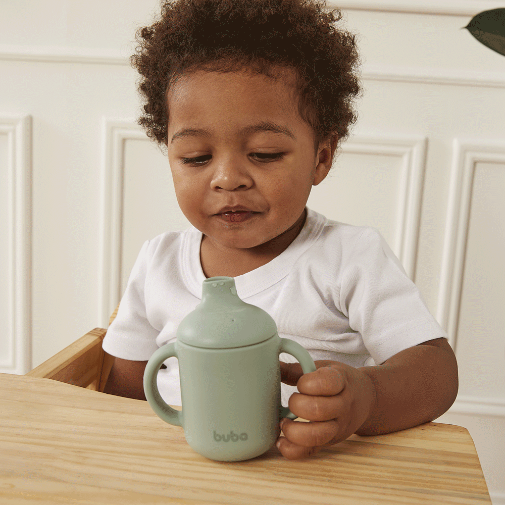 Copo de Transição em Silicone Buba com Alças – 120ml (6m+)