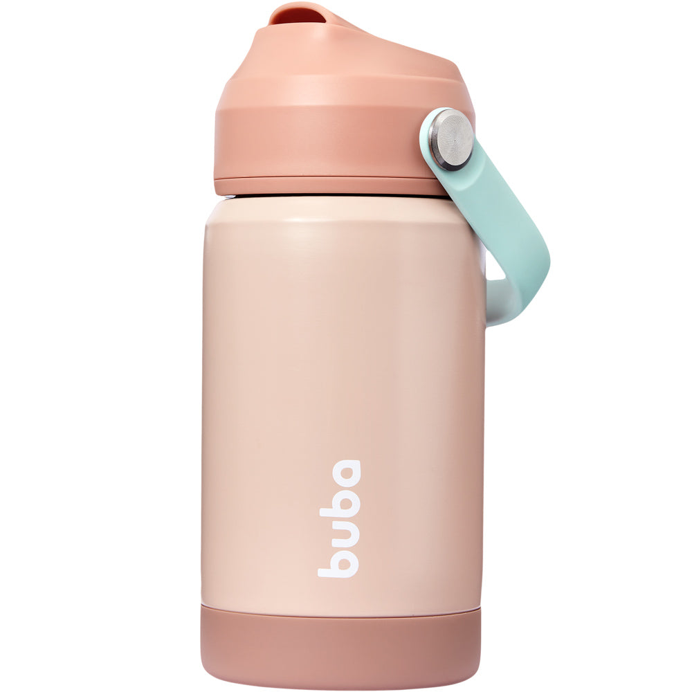 Garrafa Térmica Buba 400ml com Canudo – Moderna, segura e linda para o dia a dia dos pequenos