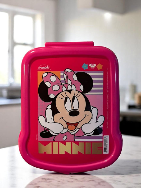 Sanduicheira Infantil Minnie Rosa Pink com Laço