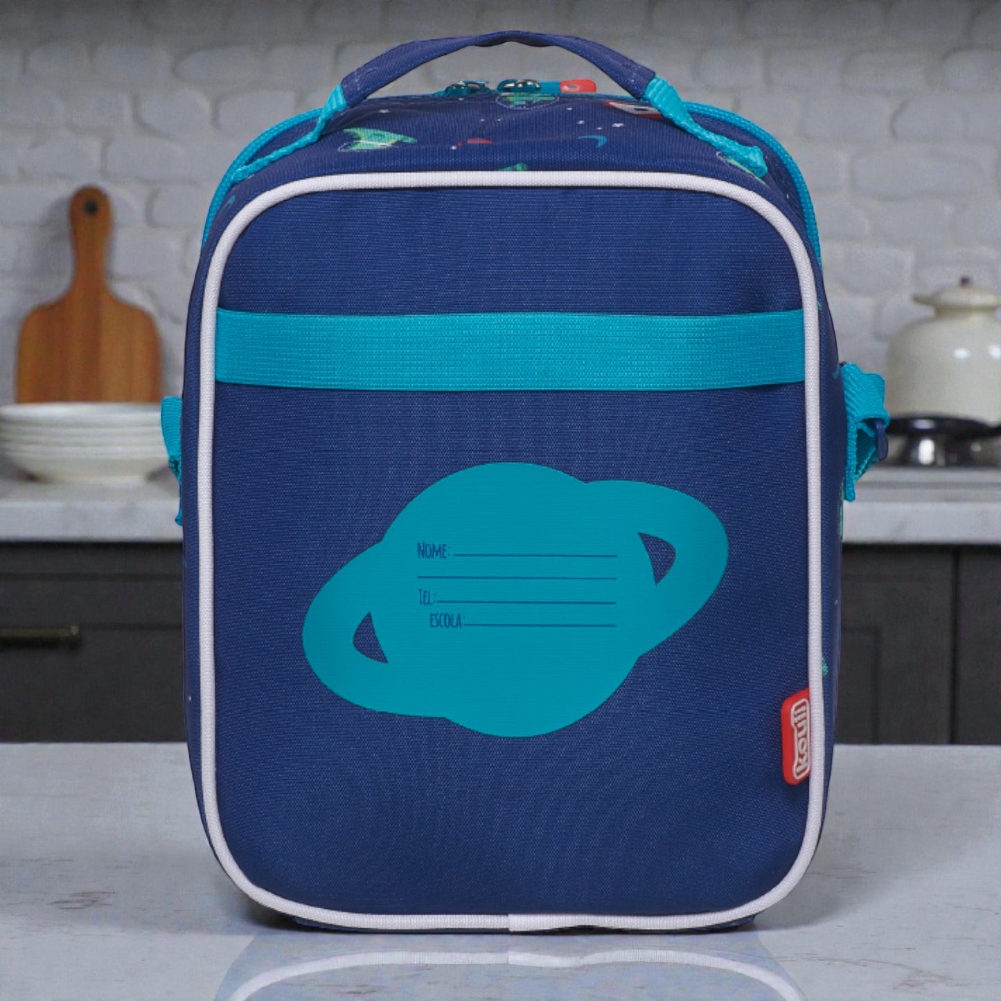 Lancheira Térmica Infantil Kouii – Várias Estampas | Alça Ajustável | Térmica e Leve