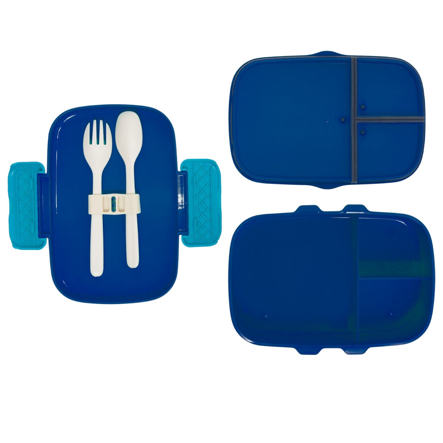 Lancheira Bento Box Infantil Kouii – 900ml | Com Divisórias e Talher | BPA Free