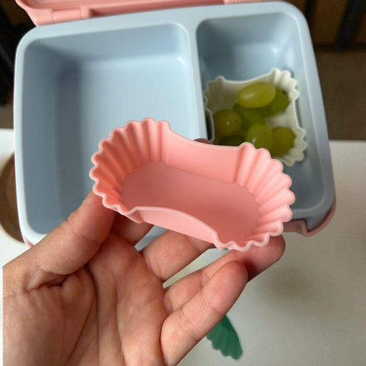 Organizadores de Silicone para Lancheira 🍱 – Reutilizáveis, Flexíveis e Práticos