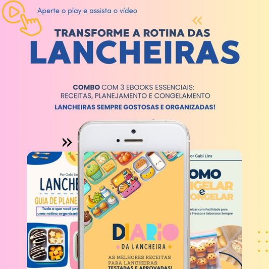 Combo Digital - Receitas + Planejamento + Congelamento