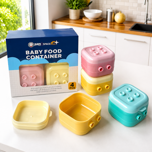 Mini Potinhos Empilháveis: Organização Perfeita para a Lancheira