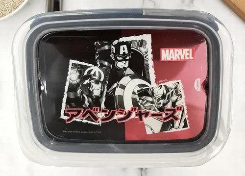 Lancheira Infantil Marvel Vingadores com Divisória Removível