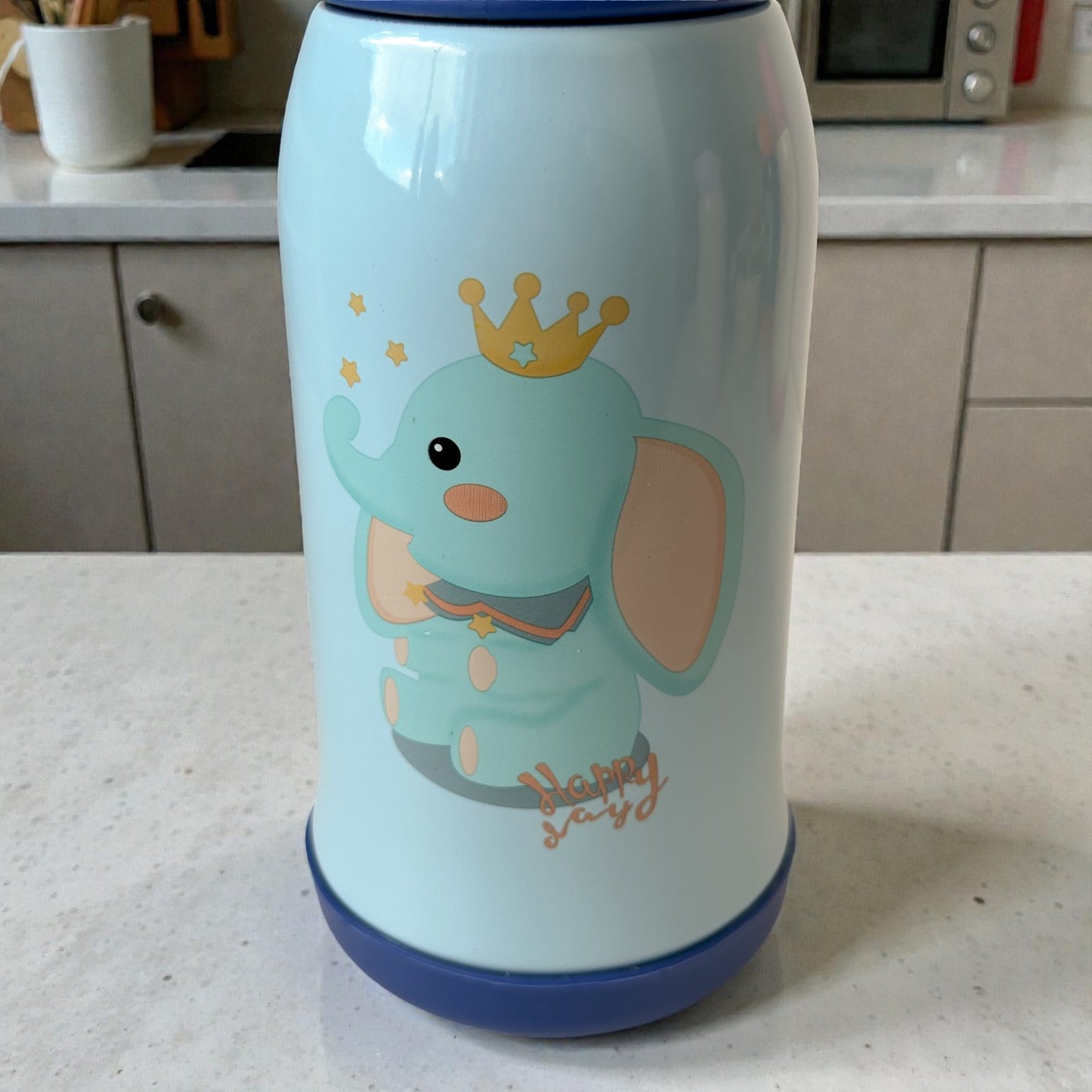 Garrafa Infantil Térmica Inox 500ml com Canudo – Anti-vazamento