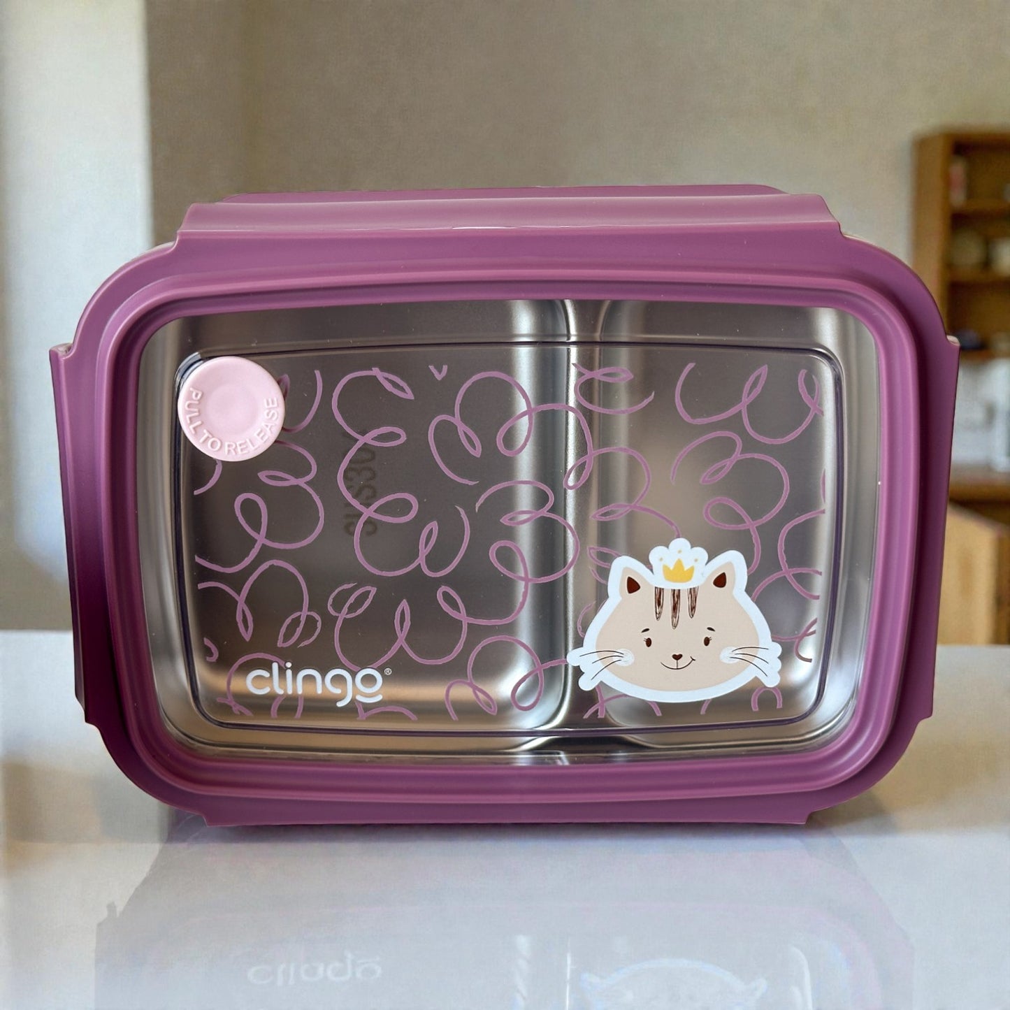 Kit Lancheira Clingo - Lancheira Snack + Pote Térmico 330ml + Garrafa Térmica 270ml