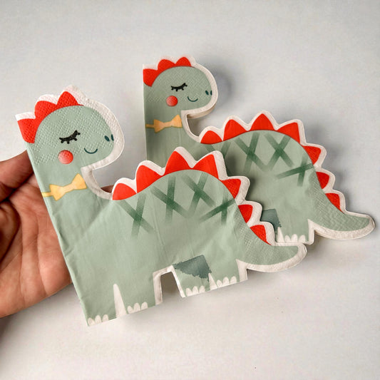 Guardanapos Decorativos Infantis para Lancheira – Dinossauro, Morango ou Flor