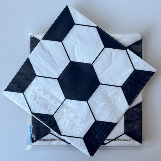 Guardanapo Bola de Futebol – 33x33cm (20 un)