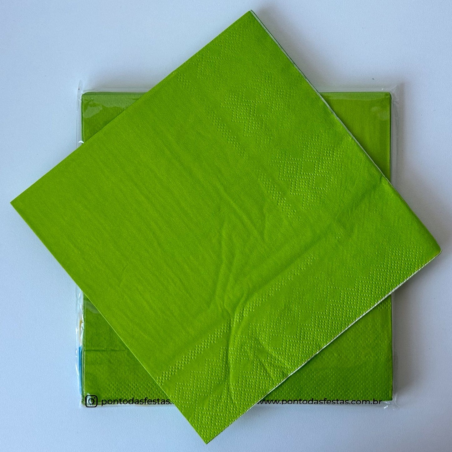 Guardanapo Colorido 33x33cm (20 un) – Roxo, Verde, Amarelo e Rosa