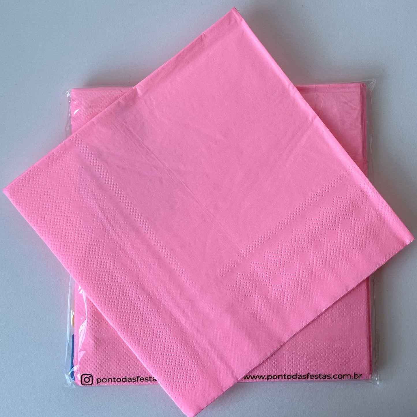 Guardanapo Colorido 33x33cm (20 un) – Roxo, Verde, Amarelo e Rosa