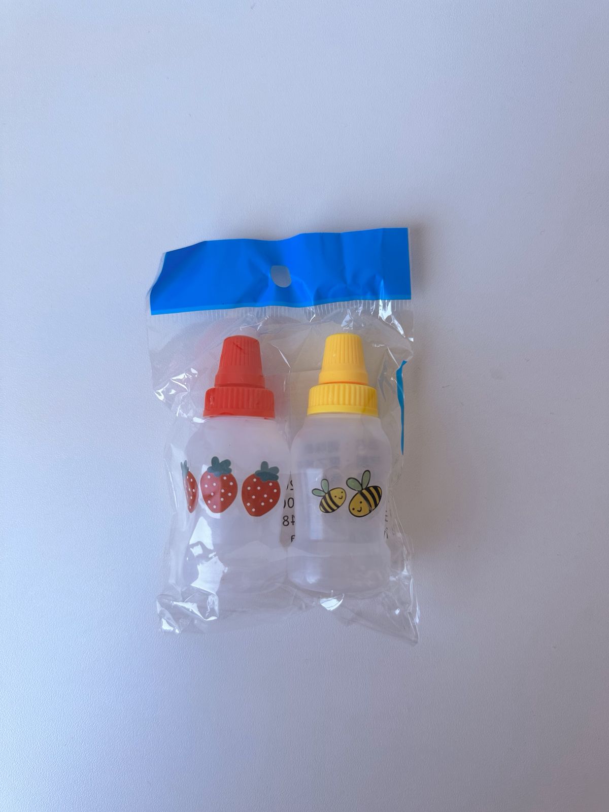 Kit 2 Mini Potinhos de Molho Plástico para Lancheira Infantil e Marmita