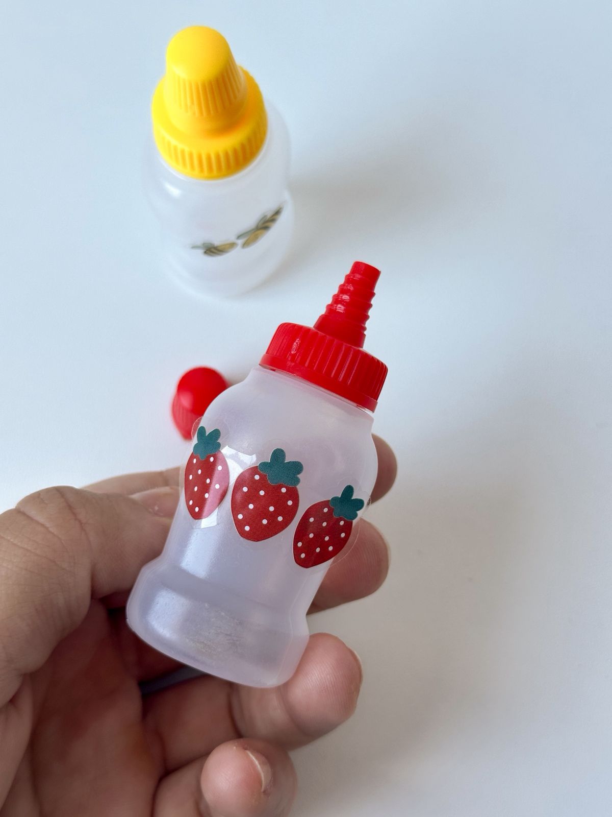 Kit 2 Mini Potinhos de Molho Plástico para Lancheira Infantil e Marmita