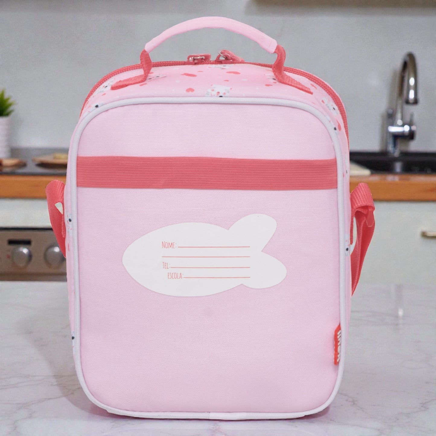 Lancheira Térmica Infantil Kouii – Várias Estampas | Alça Ajustável | Térmica e Leve