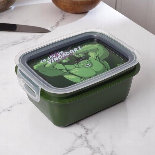 Lancheira Infantil Hulk Marvel com Divisória Removível