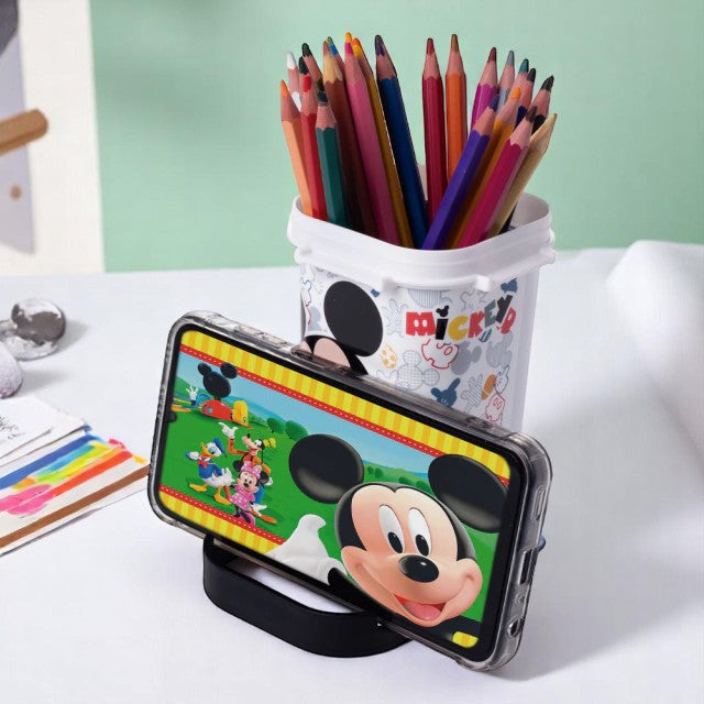 Porta-lápis Mickey com Suporte de Celular