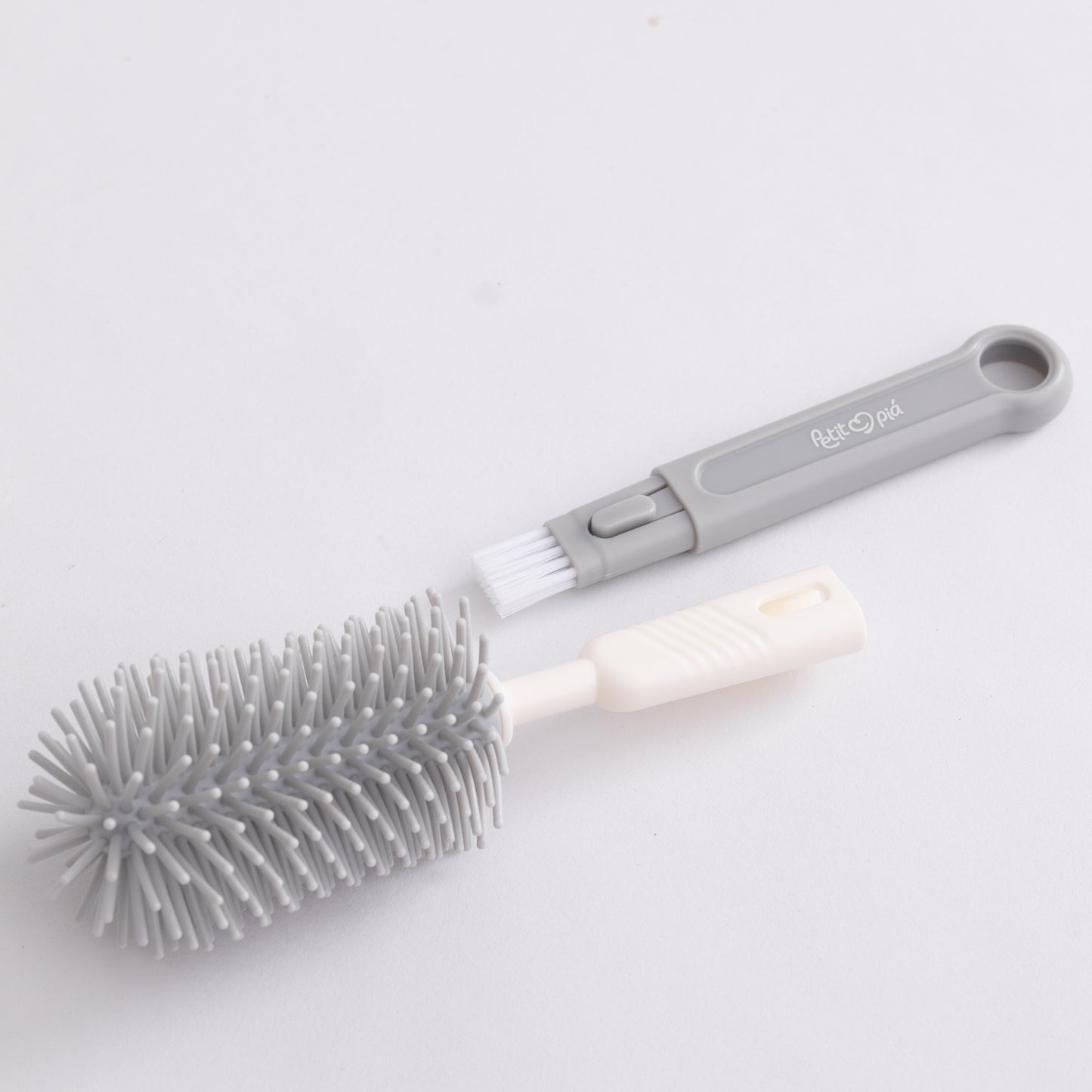 Kit de Escovas para Limpeza Garrafas e Mamadeiras (3 Peças)