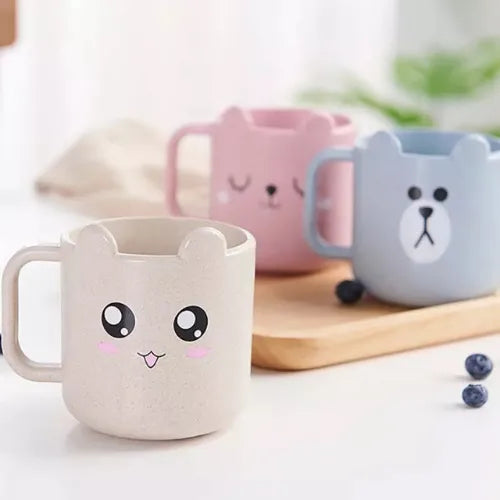 Caneca Plástica de fibra de trigo de 320ml