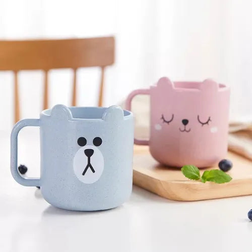 Caneca Plástica de fibra de trigo de 320ml