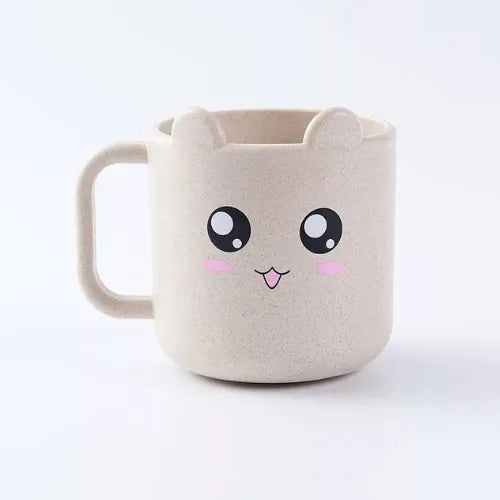 Caneca Plástica de fibra de trigo de 320ml