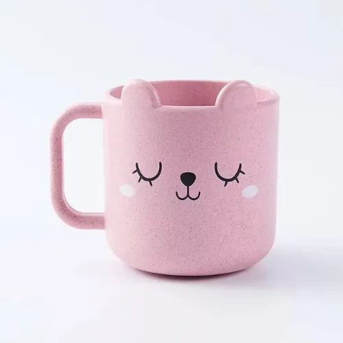 Caneca Plástica de fibra de trigo de 320ml