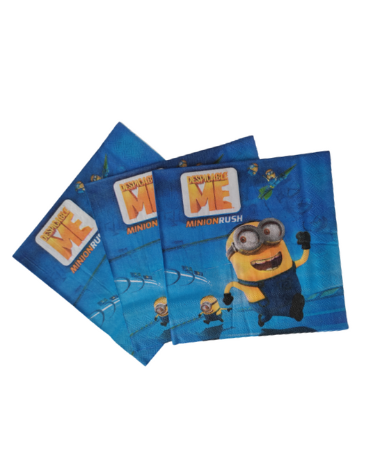 Guardanapo Minion 33x33 20un